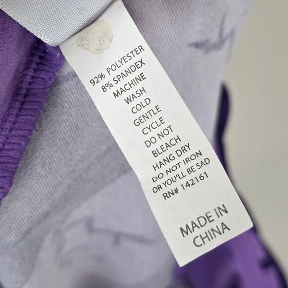 LuLaRoe TC Leggings Haunted Castle Bats Purple Halloween Tall Curvy Buttery Soft - Picture 9 of 9